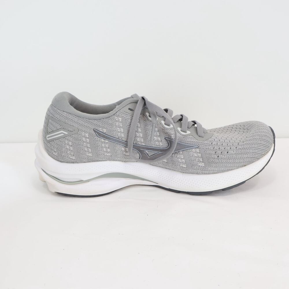 Mizuno Women's Wave Rider 25 Running Shoe Grey White Size 8 - Picture 6 of 13
